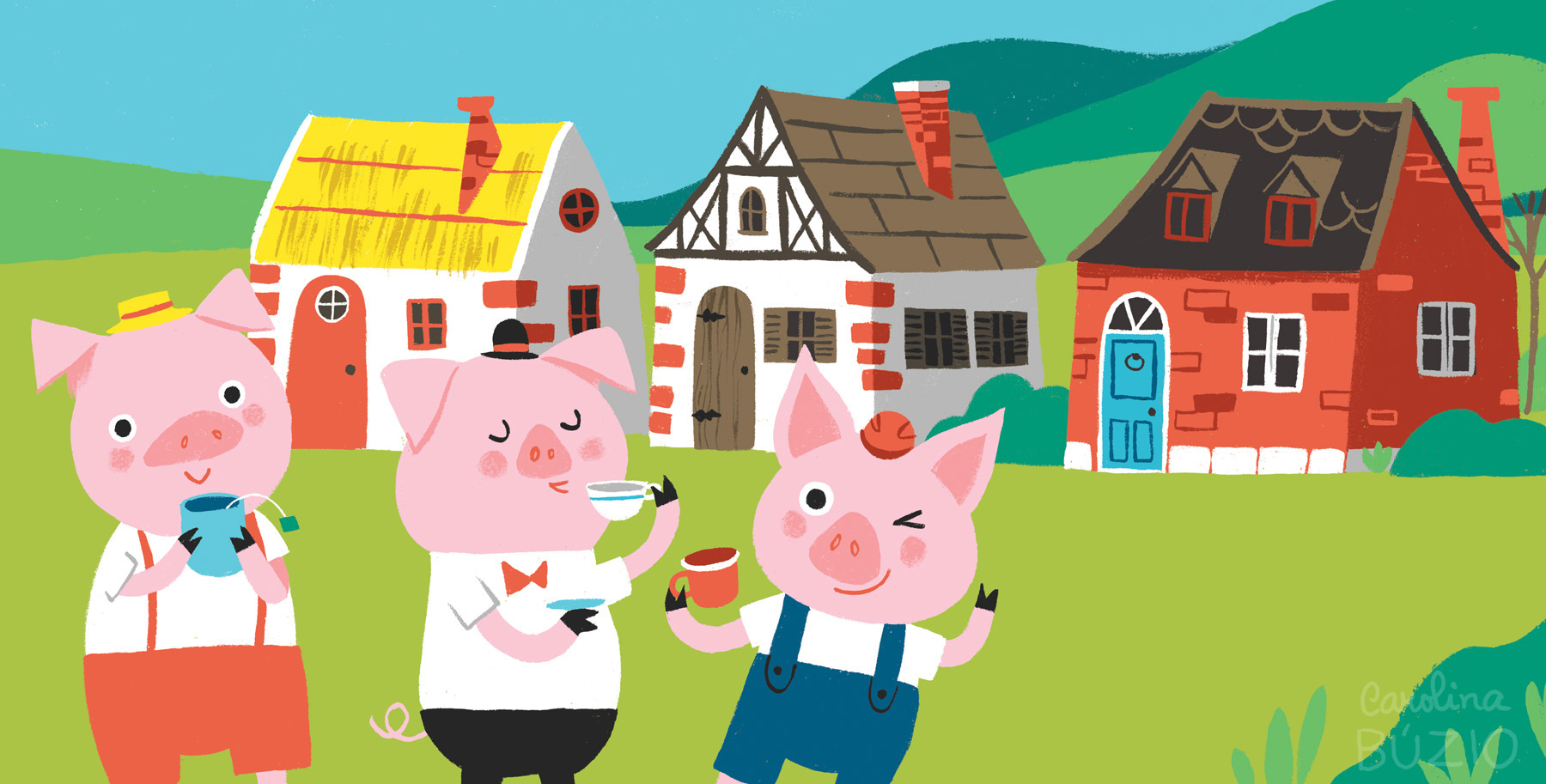 08-Three Little Pigs - by - Carolina Buzio